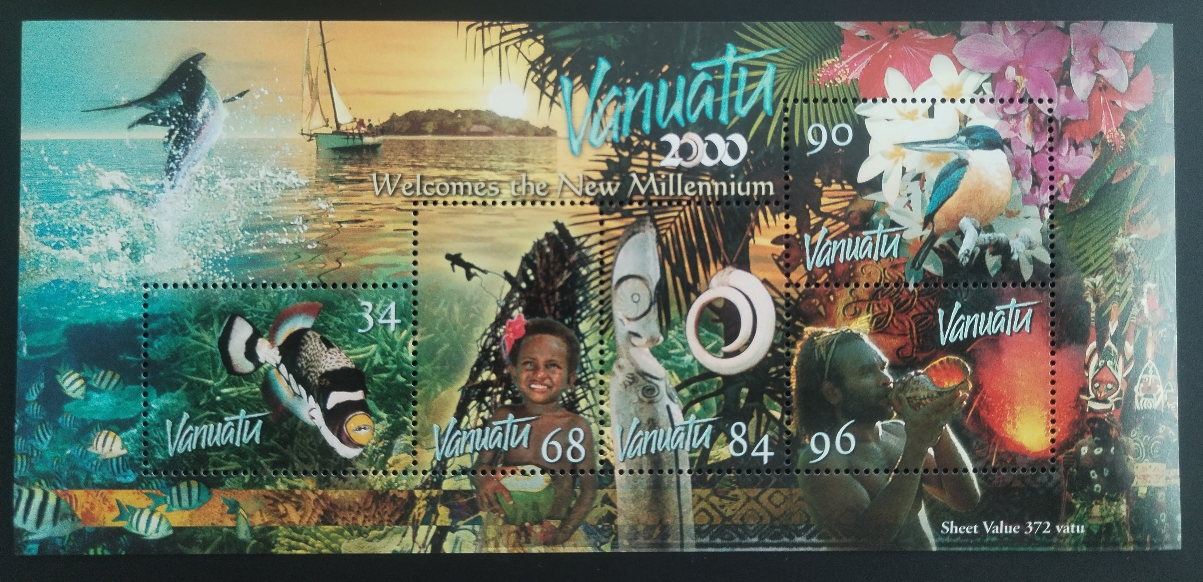 Vanuatu 1999 Millennium Celebrations, Fish and Birds