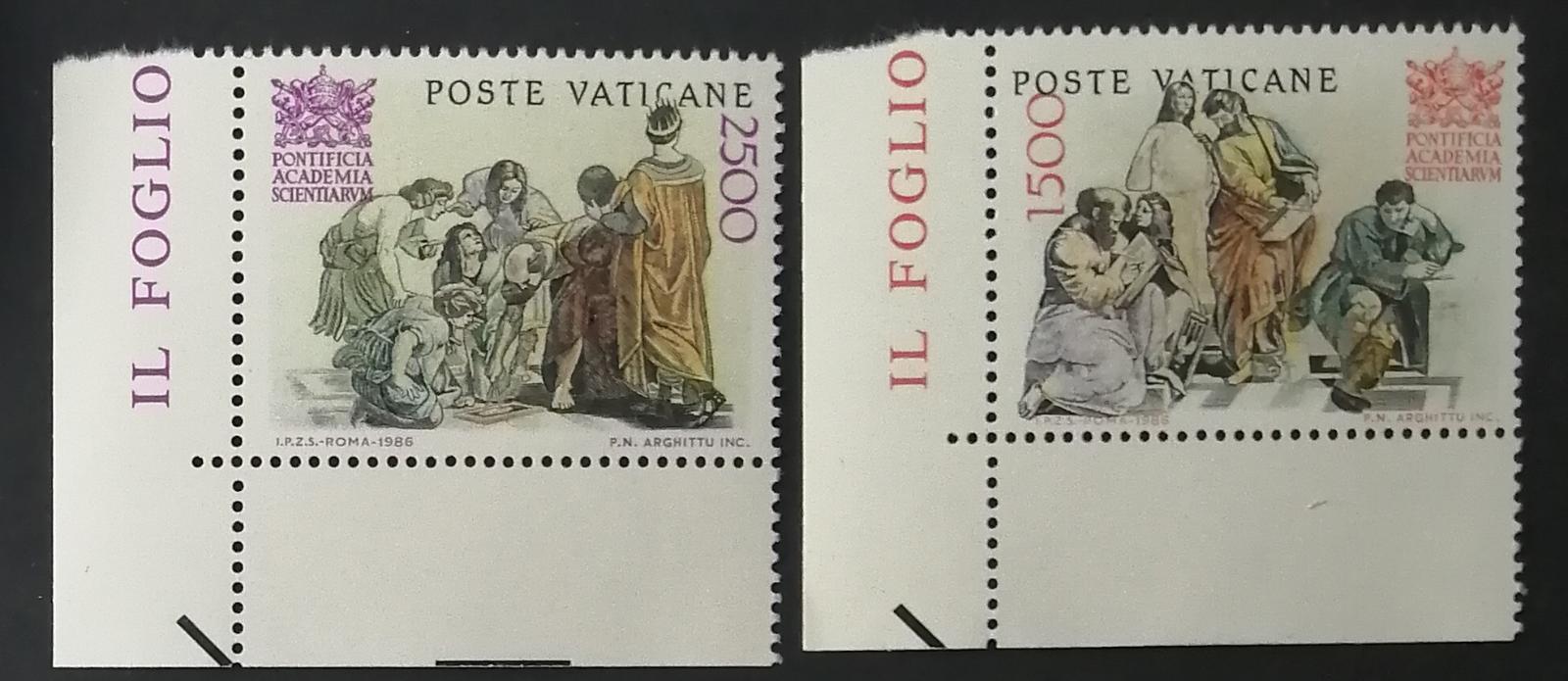 Vatikán 1986 4,5€ 50 let papežské akademie