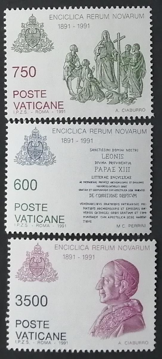 Vatikán 1991 5,5€ Století encykliky Rerum Novarum