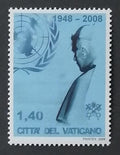 Vatikán 2008 3,5€ Návštěva papeže v OSN, Výročí OSN