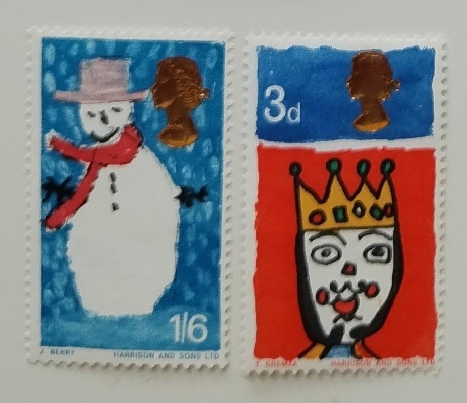 Velká Británie 1966 Vánoční známky
