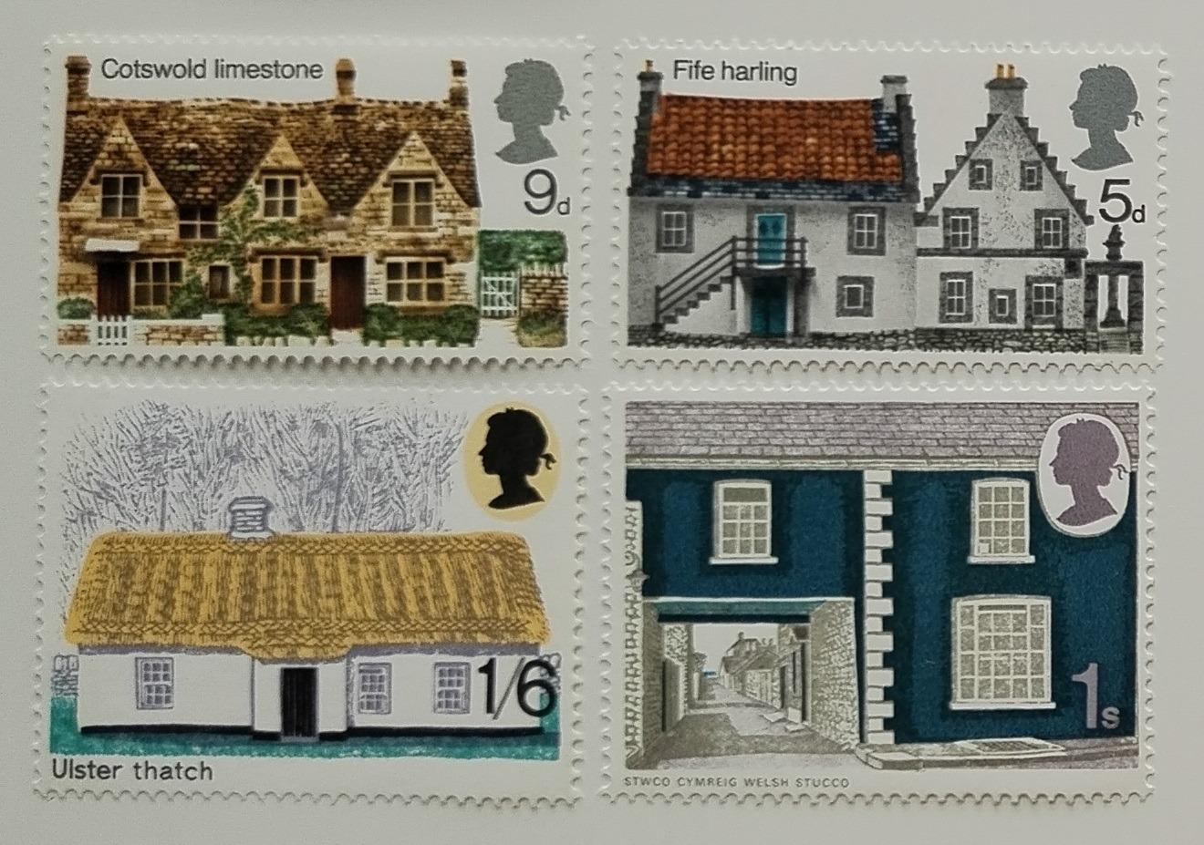Velká Británie 1970 Britská lidová architektura