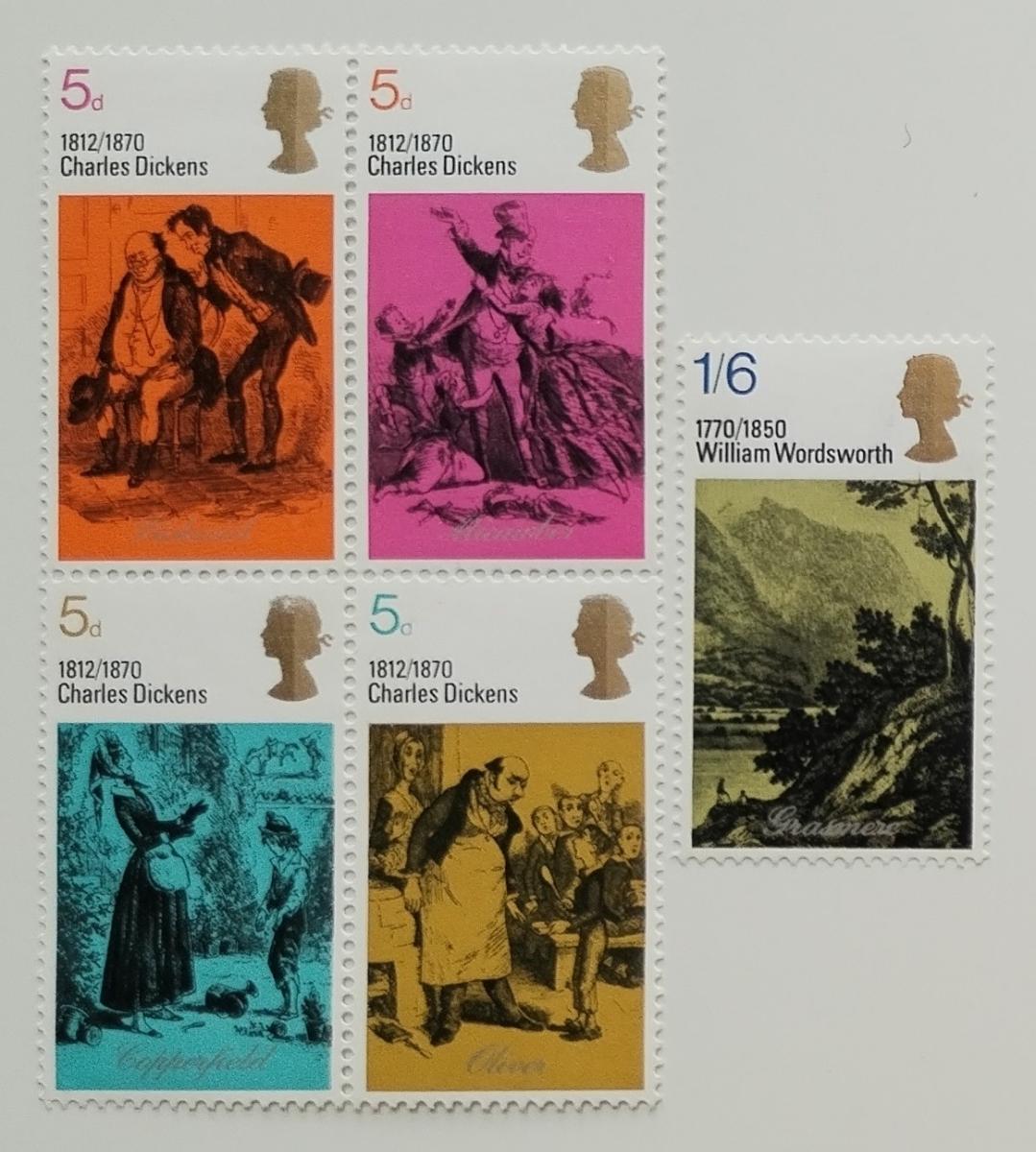 Velká Británie 1970 Charles Dickens a jeho tvroba