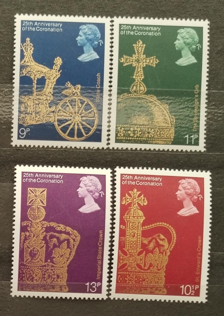 Velká Británie 1978 Výročí korunovace královny