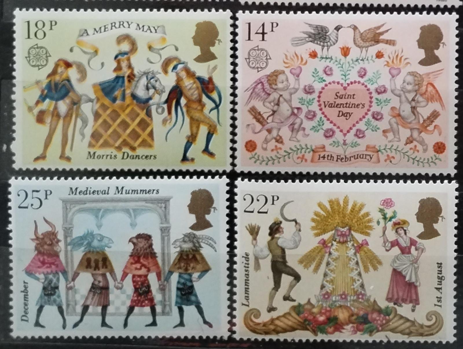 Velká Británie 1981 Folklor a středověké oslavy