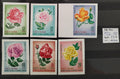 Vietnam 1968 17€ Růže a květiny, Flora IMPERF