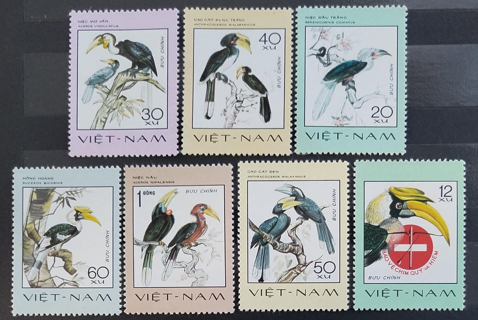 Vietnam 1977 Zoborožci a ptáci