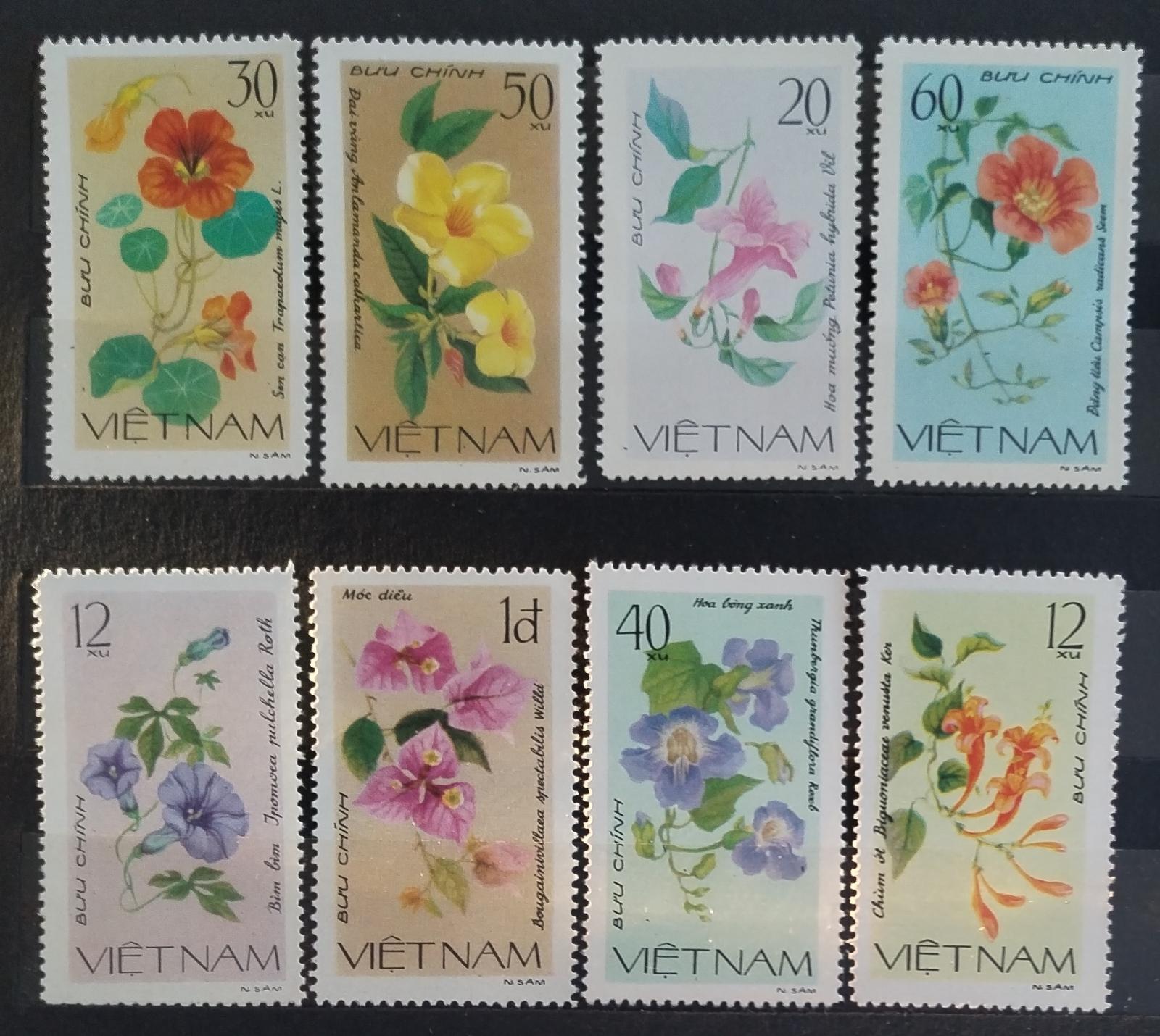 Vietnam 1980 Květiny a flora