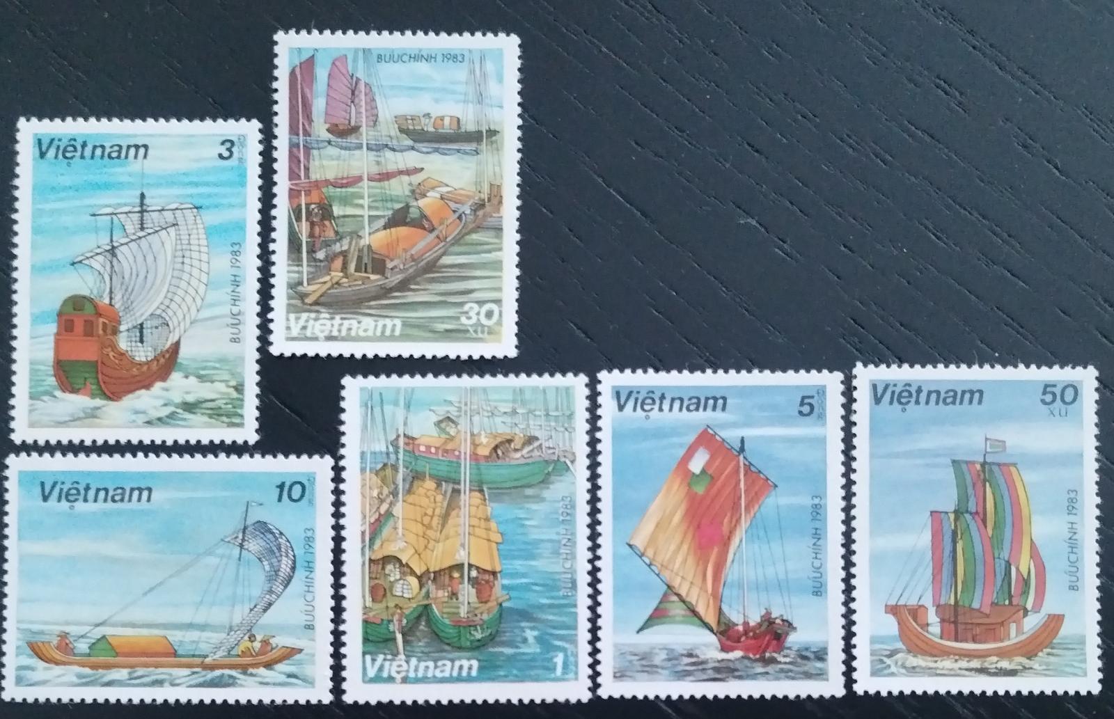 Vietnam 1983 Historické lodě a plachetnice