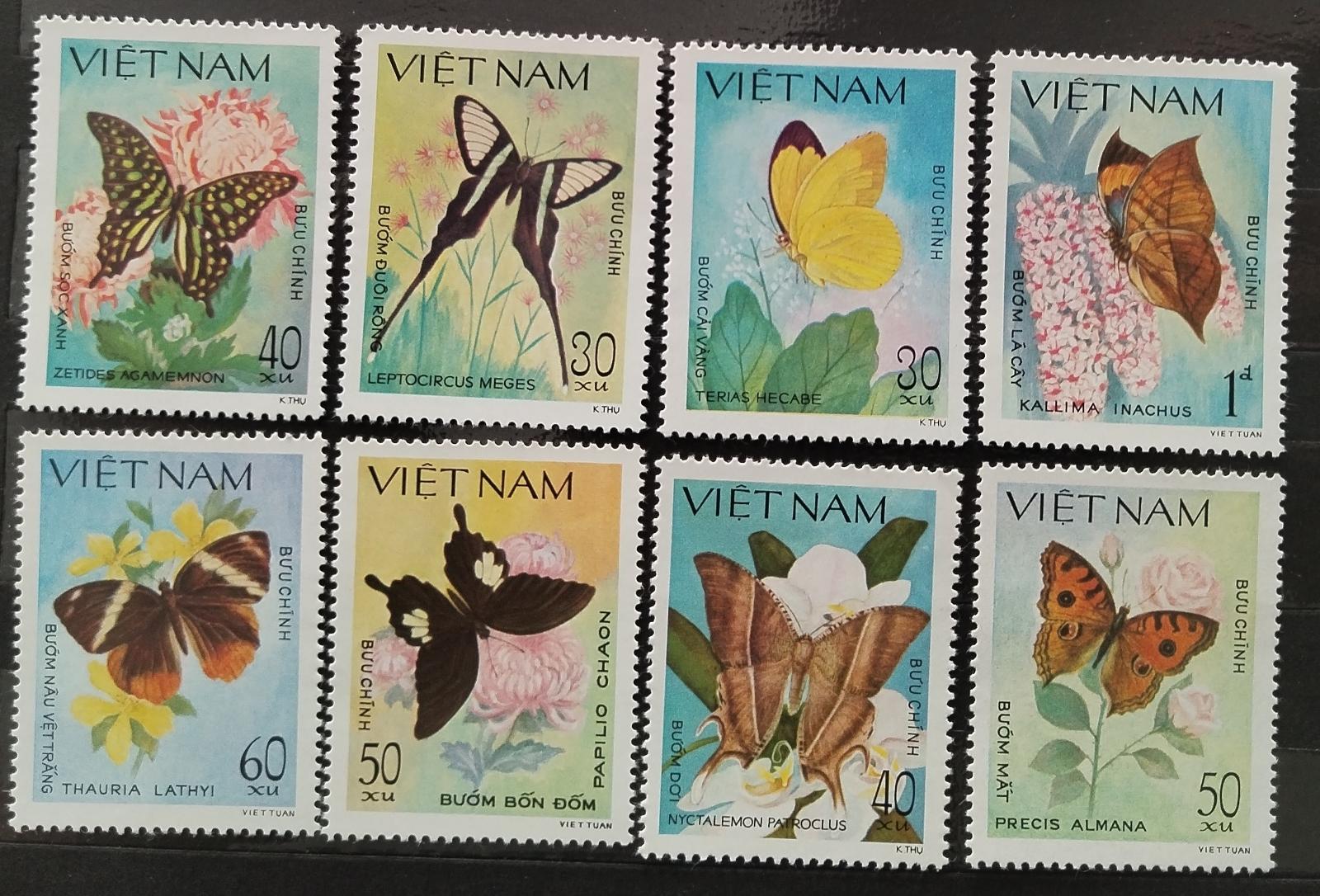 Vietnam 1983 Motýli a okrasný hmyz
