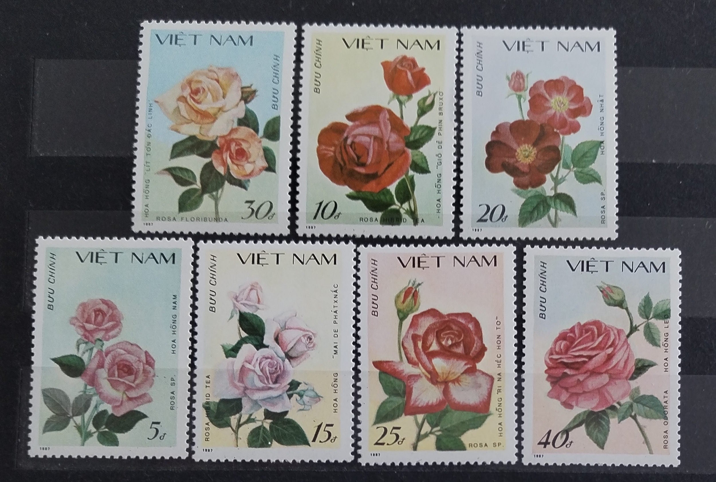 Vietnam 1988 Růže a květiny