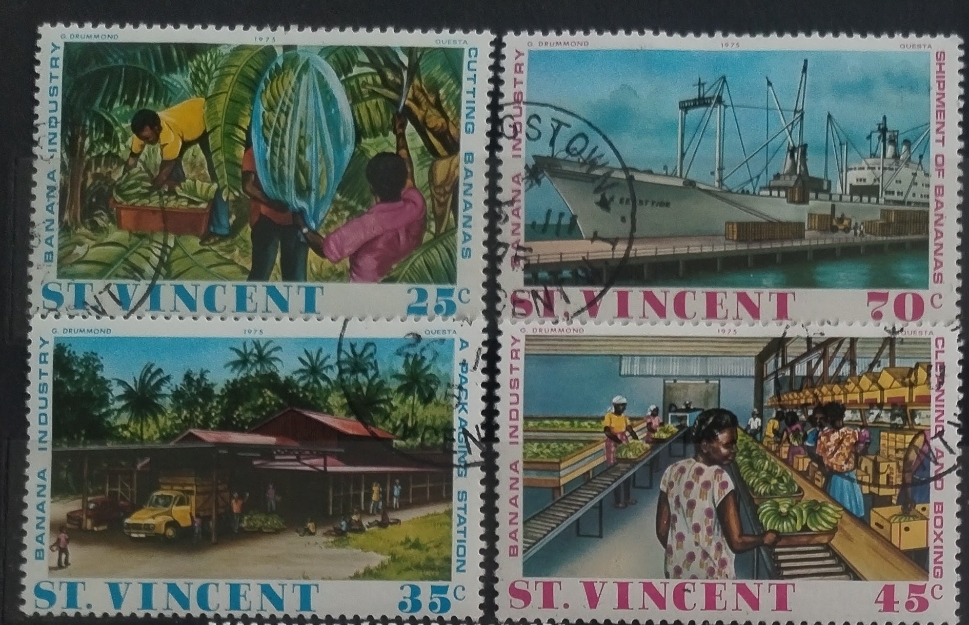 Svatý Vincent 1975 Banány a zemědělství, Lodě