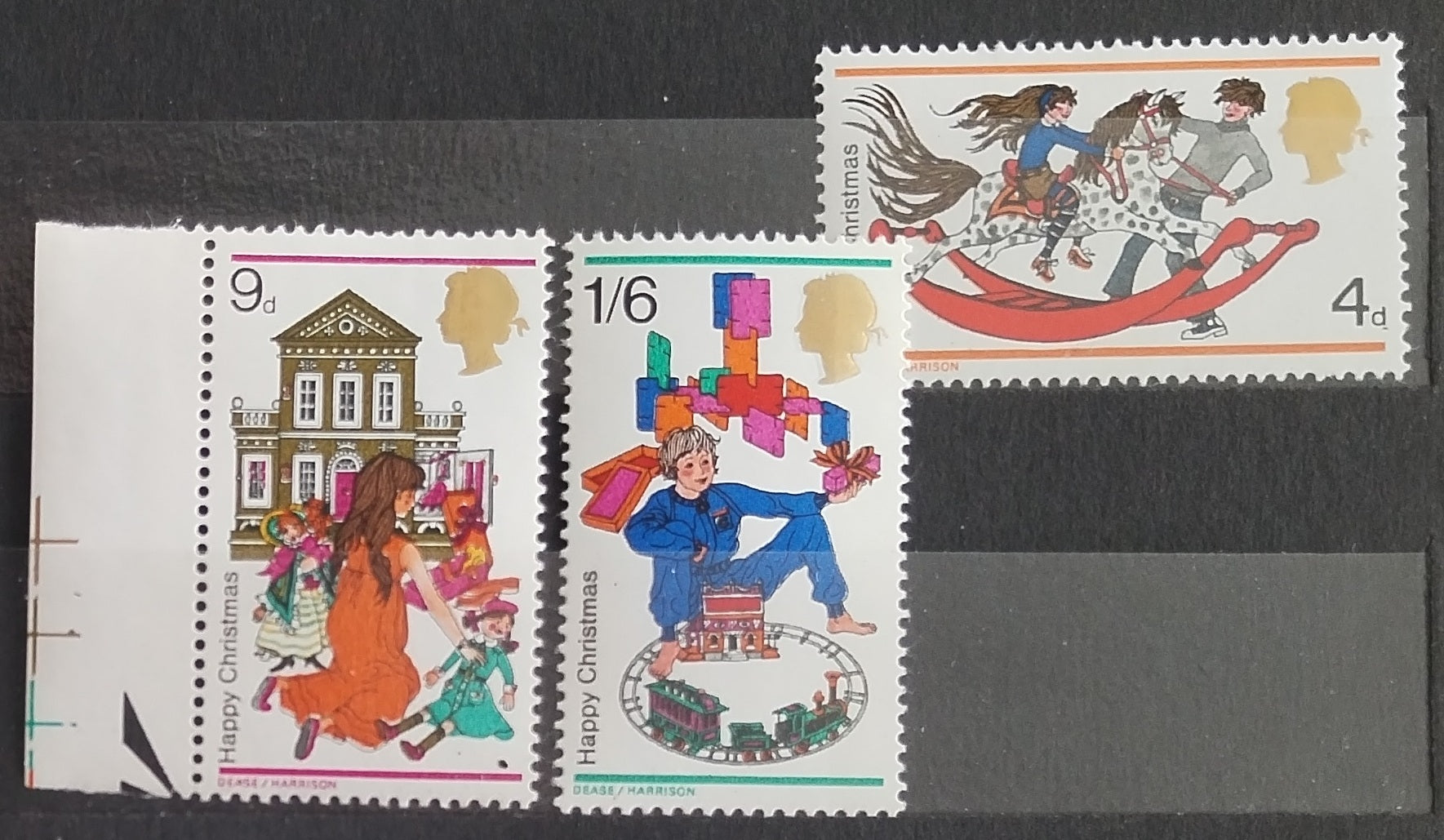 Velká Británie 1968 Vánoce a dětské hry