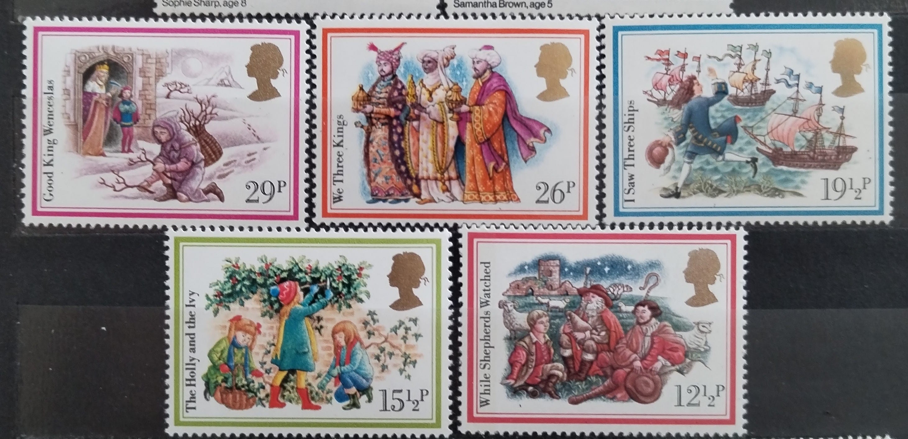 Velká Británie 1982 Vánoce a koledy