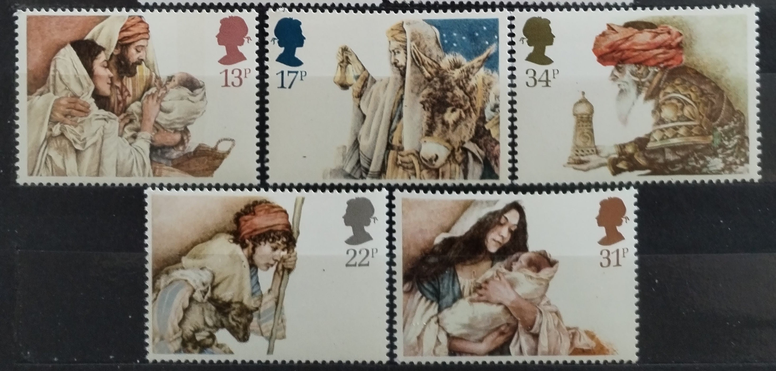 Velká Británie 1984 Vánoce a svatá rodina, Dobytek