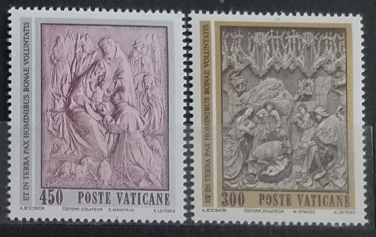Vatikán 1982 Vánoce a umění