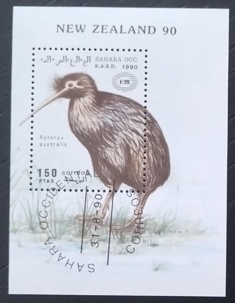 Západní Sahara 1990 Ptáci a fauna Afriky, Výstava NZ