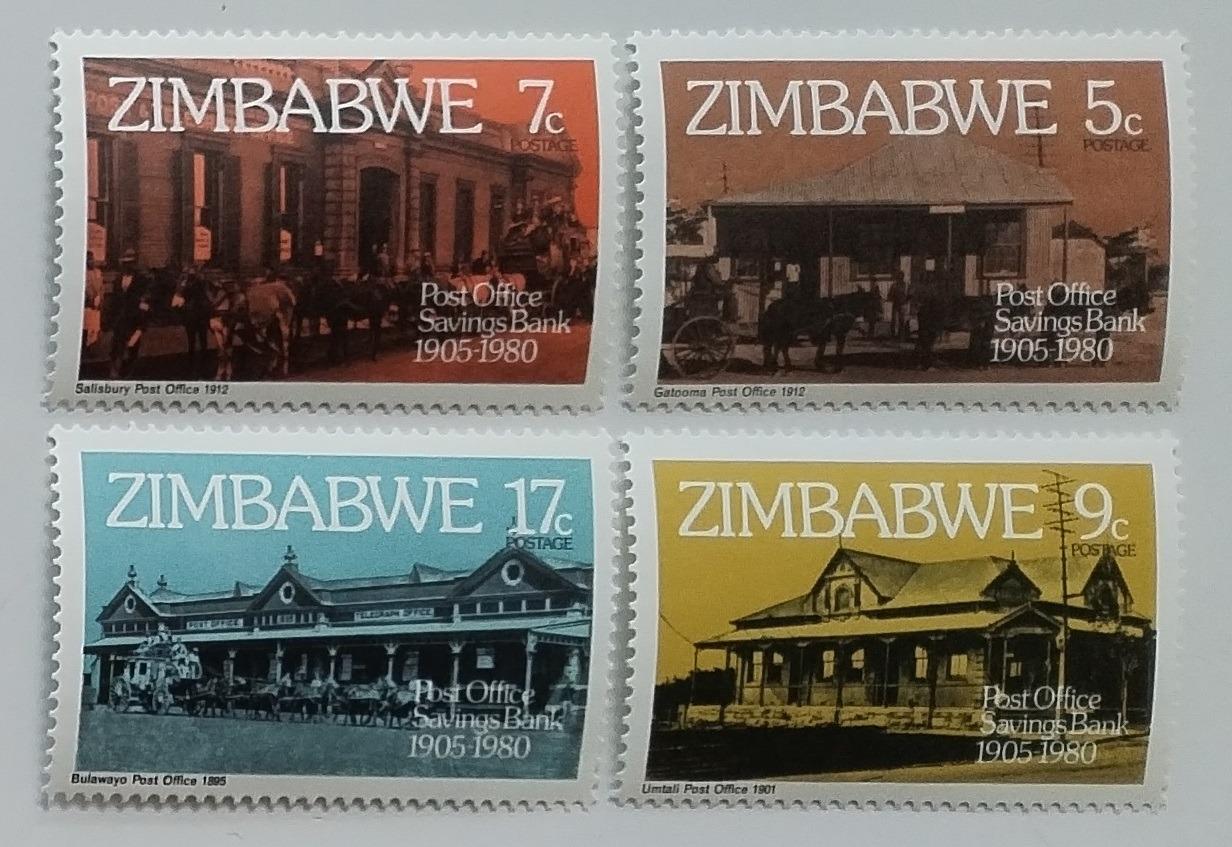 Zimbabwe 1980 Výročí poštovní banky