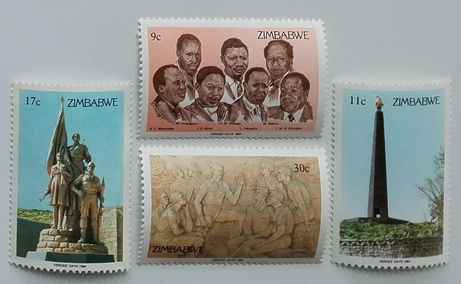 Zimbabwe 1984 Národní hrdinové a pomníky