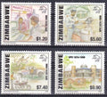 Zimbabwe 1999 Výročí Světové poštovní unie, UPU a doprava
